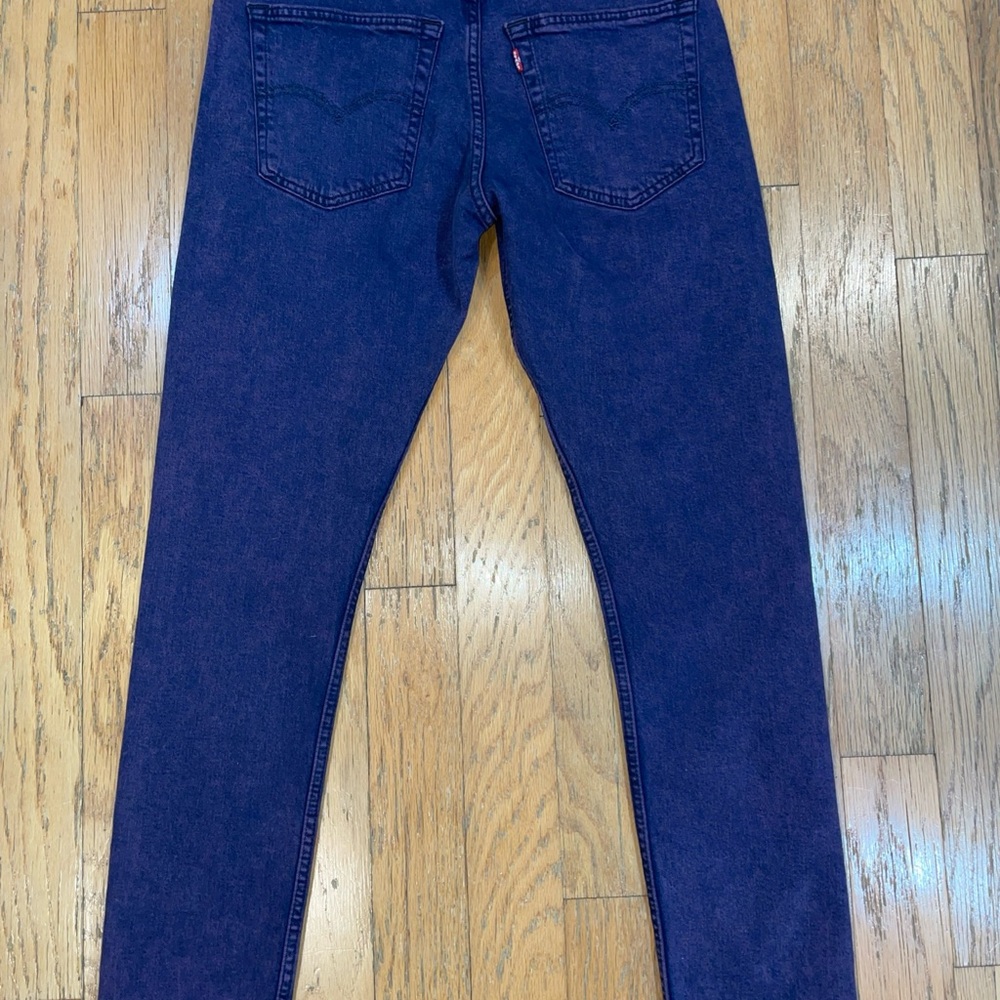 32x32 Levi's 512 Slim Taper Fit Jeans Mens (Gothic Grape) NEW - Picture 4 of 4